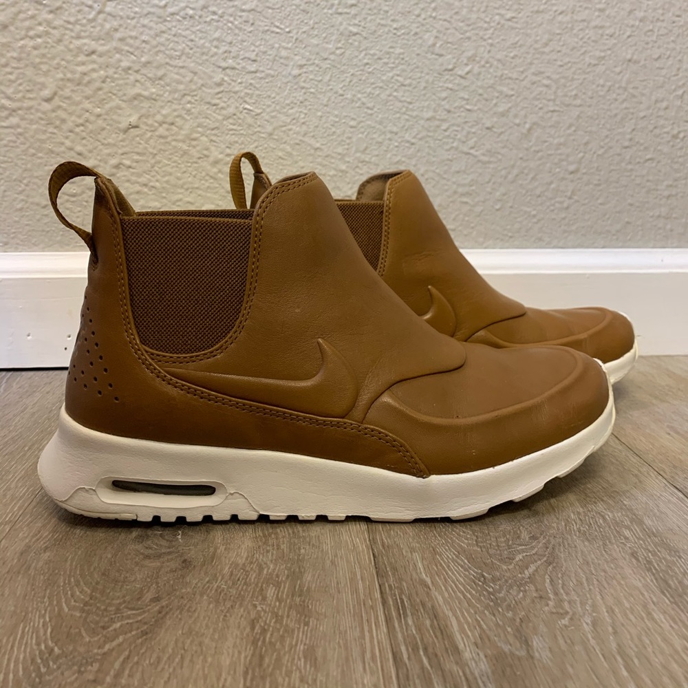 Tan, Nike tennis shoes